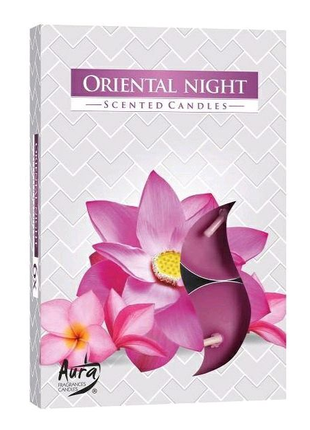 Свічка таблетка Bispol ароматична Oriental night, 6 штук в упаков