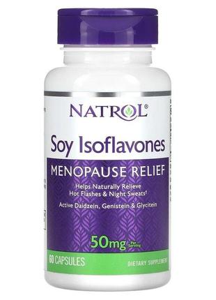 Натуральна добавка Natrol Soy Isoflavones Menopause Relief 50 ...