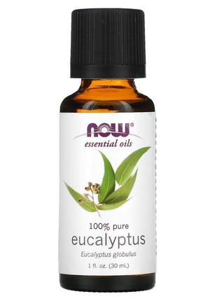 Эфирное масло NOW Essential Oils Eucalyptus, 30 мл