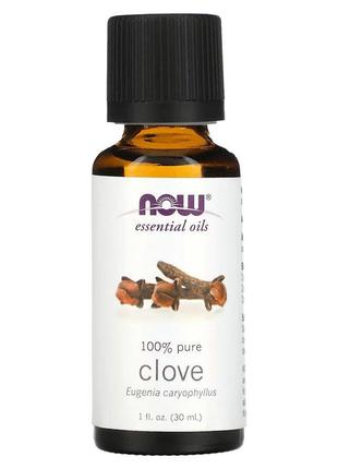 Эфирное масло NOW Essential Oils Clove, 30 мл