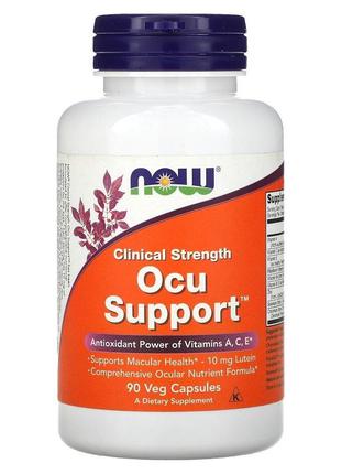 Натуральная добавка NOW Ocu Support, 90 вегакапсул