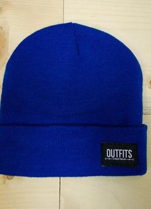 Шапка - outfits - classic tag2 royal beanie (зимняя\зимова шапка)