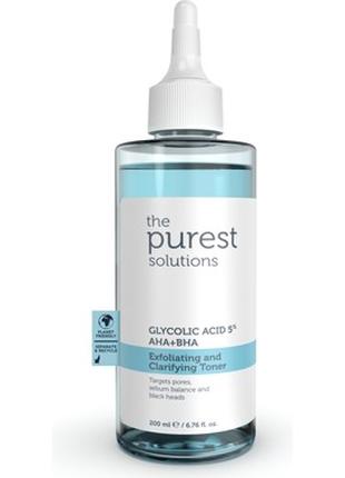 Тонік з гліколевою кислотою Purest solutions