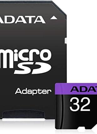 MicroSDHC (UHS-1) A-DATA Premier 32Gb Class 10 (R-85Mb/s) (ada...
