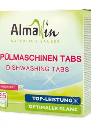 Таблетки для посудомоечных машин органические AlmaWin, 25 шт
