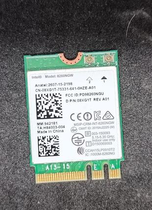 Int Wireless-AC 18265NGW + Bluetooth WiFi карта, P/N 8F3Y8 CN-...
