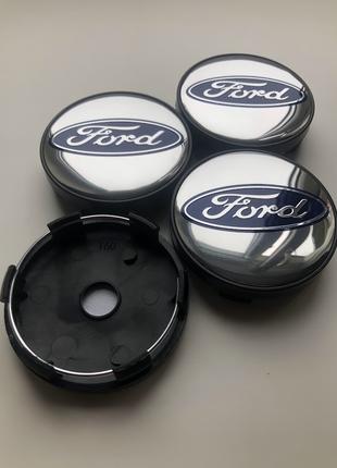 Колпачки заглушки на литые диски Форд Ford 60мм