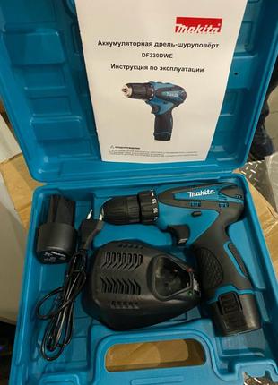 Шуруповерт аккумуляторный Makita , Макита DF330DWE