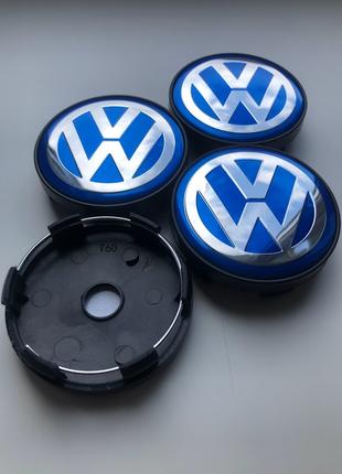 Колпачки заглушки на литые диски Фольсваген VW 60мм