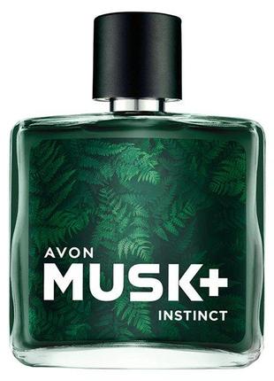 Musk Instinct + Туалетная вода для Него (75 мл) Avon Маск Инст...