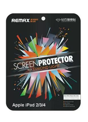 Защитная пленка Remax для iPad 2, New iPad 3, iPad 4, бриллиан...