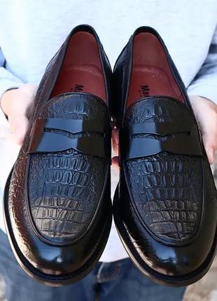 Шкіряні лофери з принтом - стильне та комфортне взуття