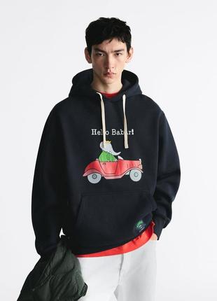 Худі zara  babar з капюшоном