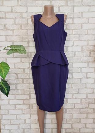 Фирменное dorothy perkins платье-миди с баской цвета "фиолет",...