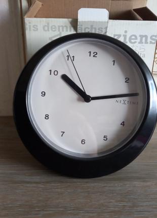 Настінний годинник "Balance", чорні, 18,5см, пластик