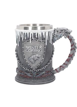 Кружка SN Winter is Coming Stark Game Of Thrones 3D 500 мл 04058