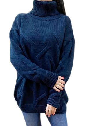 Теплий товстий светр з вовни