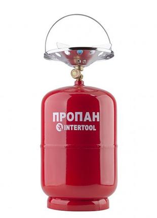 Комплект газовий балон кемпінговий 12 л. INTERTOOL GS-0012