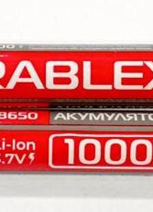 Аккумулятор Rablex 18650 Li-ION 3.7v (1000 mAh)