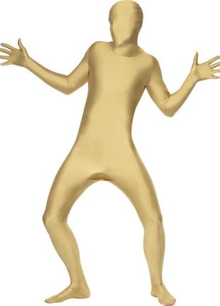 Золотой зентай вторах кода костюм карнавальный