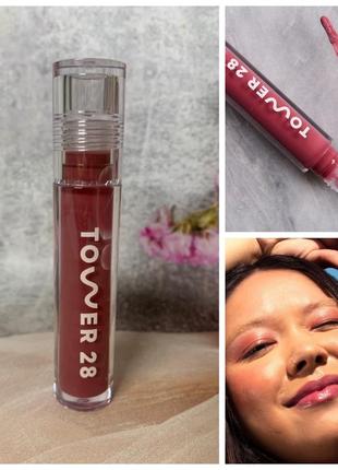 Блиск для губ tower 28 shineon milky lip jelly відтінок sesame