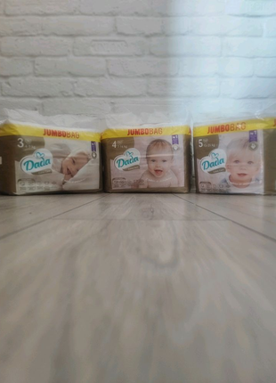 Підгузники dada 3/4/5 jumbo bag