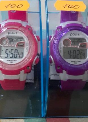 Часы детские электронные наручные для девочки
