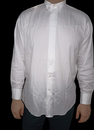 Calvin klein біла сорочка під смокінг на запонках