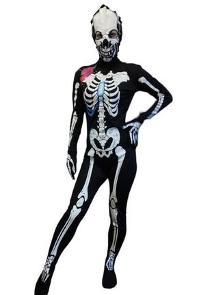 Карнавальный костюм на хэллоуин,костюм скелета для женщины кос...