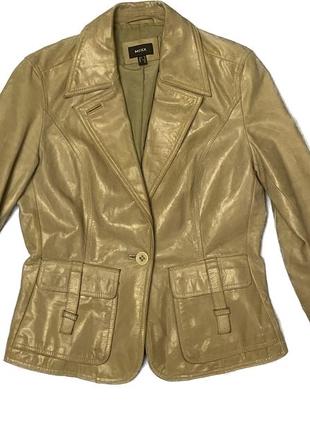Куртка пиджак кожаная mexx y2k merch vintage