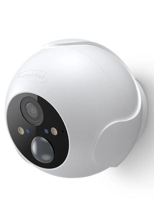 Беспроводная камера SwitchBot, наружная с прожектором 1080p, W...