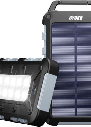 Солнечное зарядное устройство Ryoko Power Bank 20000 мАч, пове...