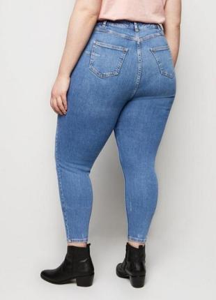Стильные и ультракомфортные джинсы с высокой посадкой 54 размер