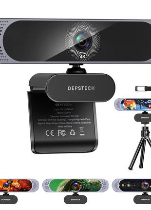 Новый Веб-камера DEPSTECH с микрофоном, веб-камера