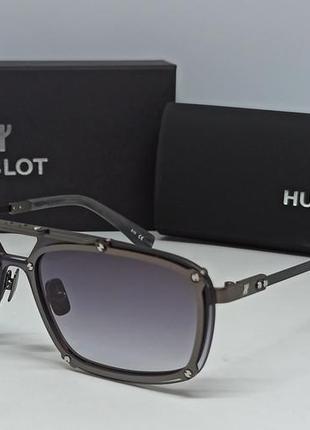 Hublot h 040 очки унисекс солнцезащитные серо фиолетовый гради...