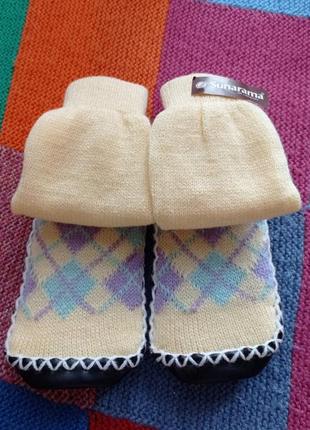 Носки тапочки sunarama of london на стопу 21-22 см