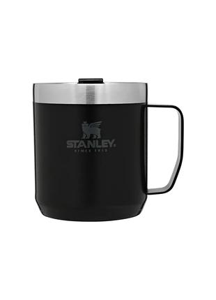 STANLEY MATTE BLACK Термокружка з ручкою 350мл, нержавіюча ста...