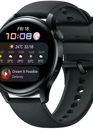 Смарт часы Huawei watch 3 Active (gll-al04) Black eSIM