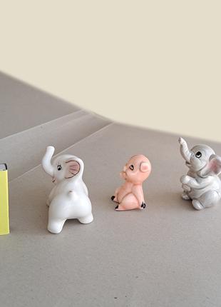 Маленькі керамічні фігурки тваринок з диснеївських мультфільмів