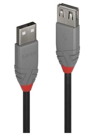Кабель-удлинитель Lindy Anthra Line USB 2.0 A