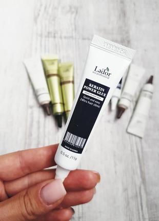 Lador keratin power glue корейская косметика