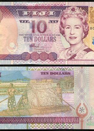 Фиджи - Fiji 2002 - 10 dollars - UNC №178