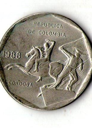 Колумбія - Колумбия 10 песо, 1988 №1436