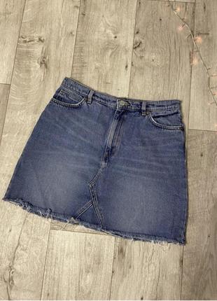 Базовая джинсовая юбка denim, размер евро 42, размер 48-50