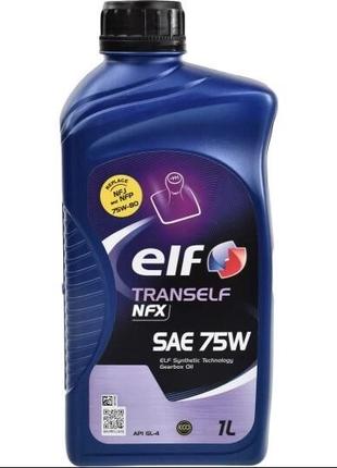 Трансмиссионное масло Elf Tranself NFX 75W 1л