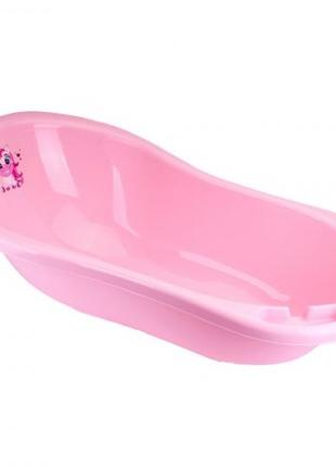 Детская ванночка для купания, розовая