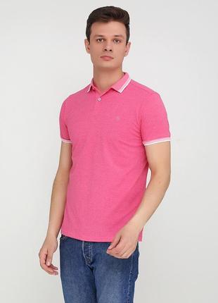 Рожева футболка-поло для чоловіків primark s
