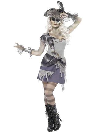 Карнавальный костюм на хэллоуин,платье зомби привидение пират ...