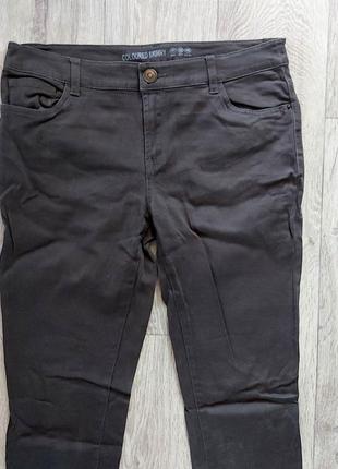 Оливкові джинси || coloured skinny || розмір м