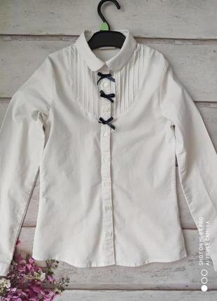 Рубашка блузка школьная б\у lc waikiki 11-12 лет. \146-152